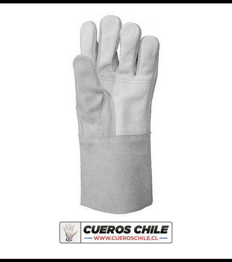 Guante De Cuero Combinado Largo Reforzado Nacional